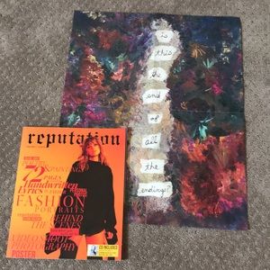 Taylor Swift “REPUTATION” magazine with poster